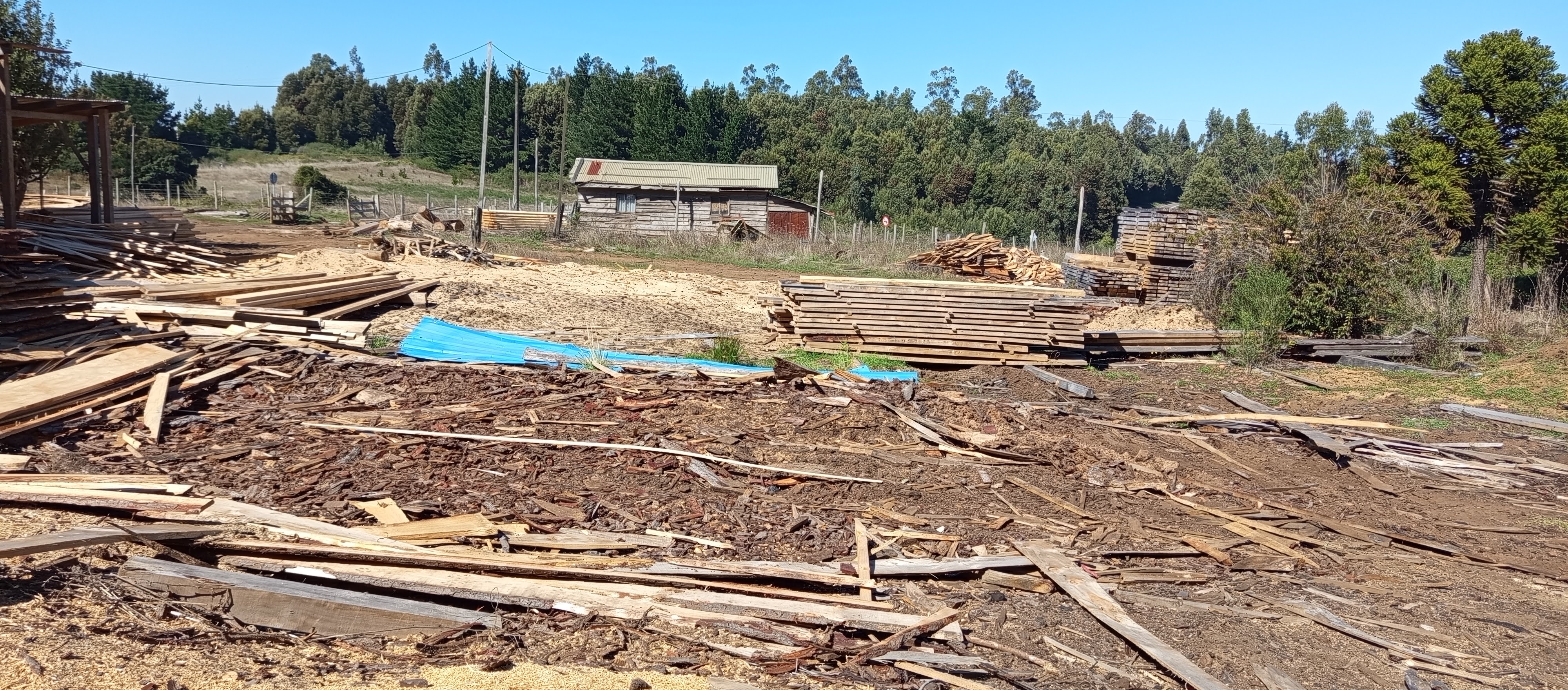 Volumen de biomasa residual del proceso de aserrado disponible en el corredor Arauco